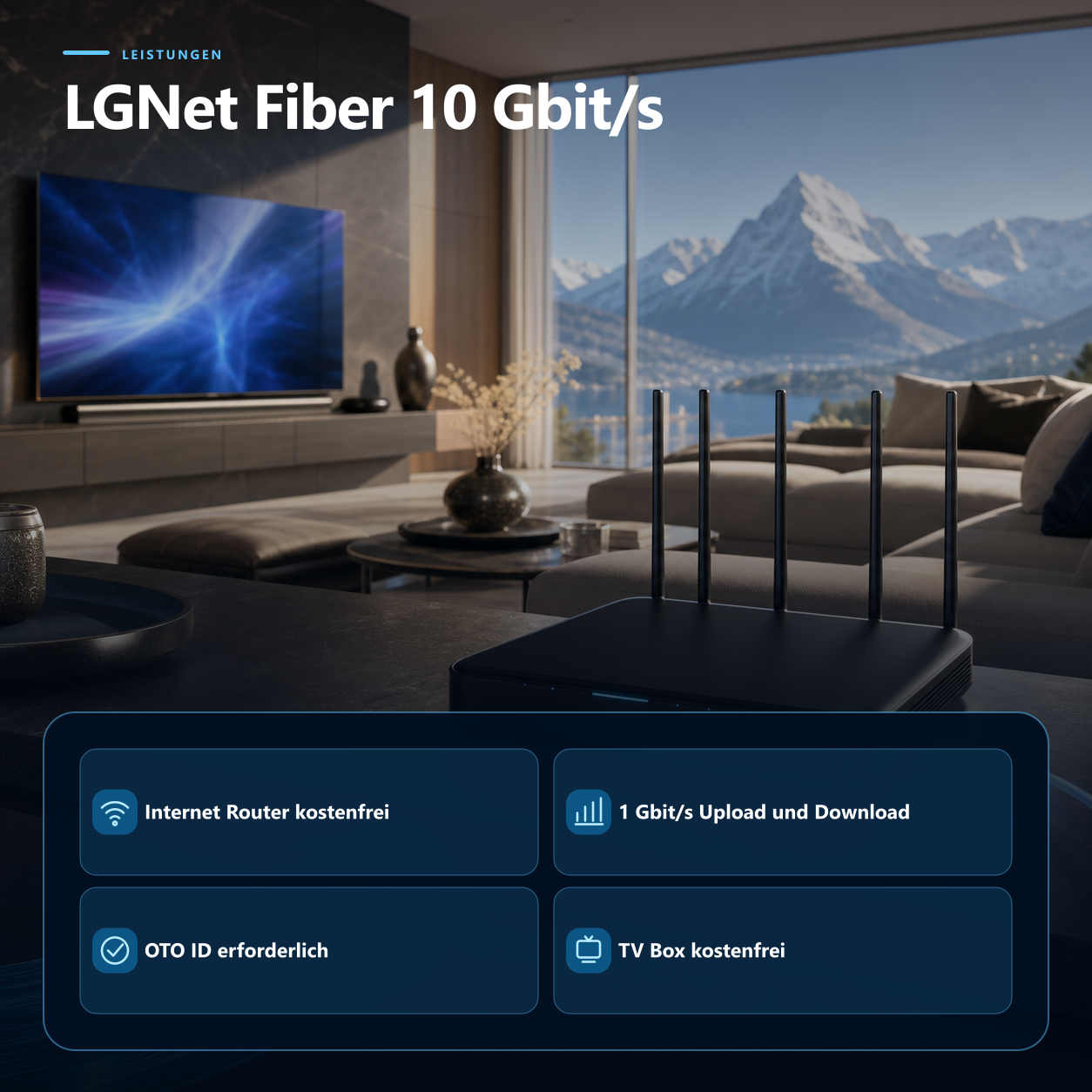 LGNet 10 Gbit/s Fiber Internet
